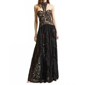 NEW BLITHE anaya maxi dress in black